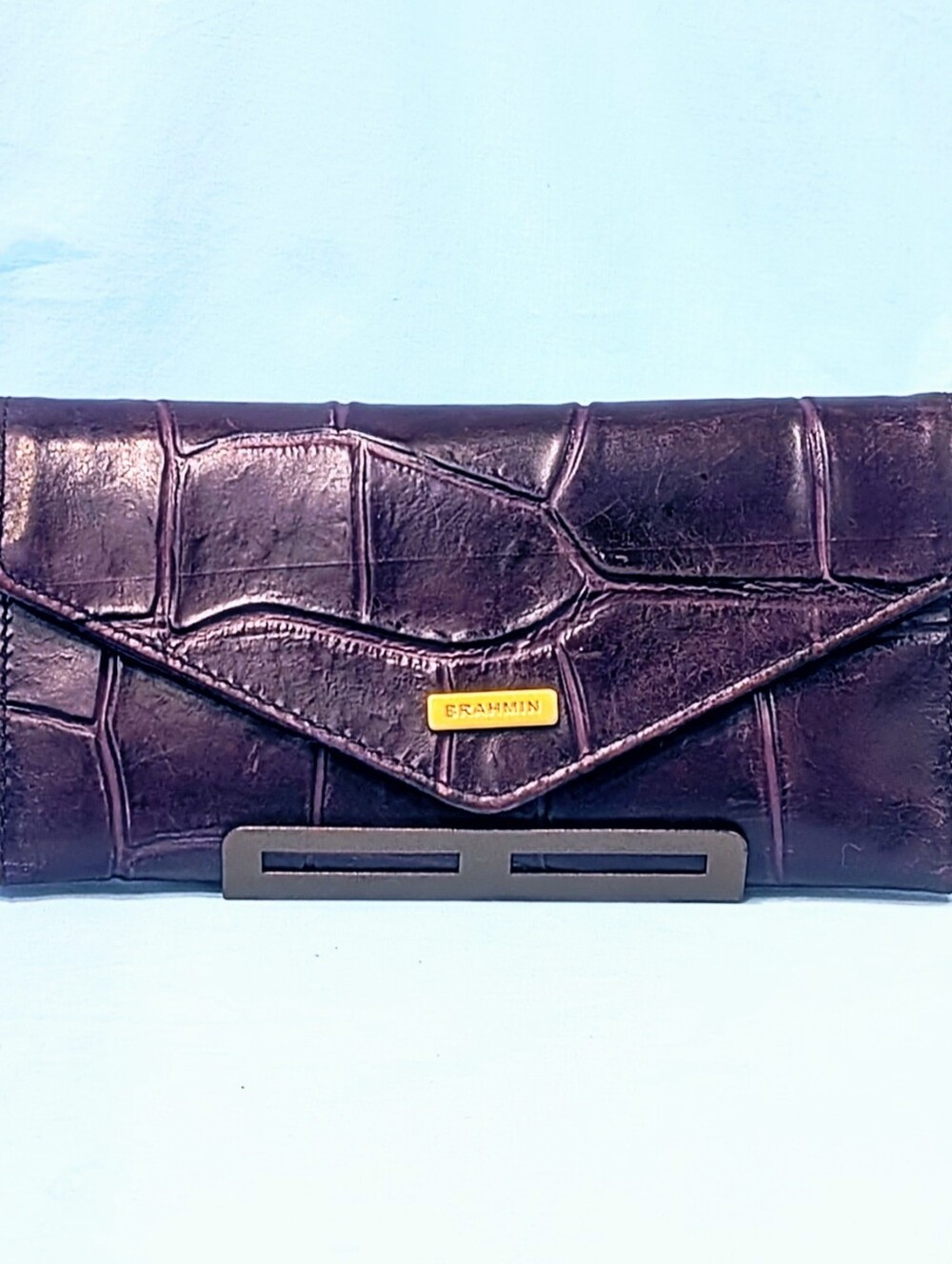 🔷 VGUC Brahmin Veronica wallet in Fig Jam Lysander